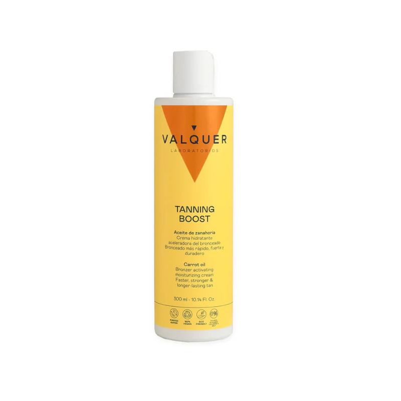 Crema hidratante aceleradora del bronceado Valquer 300 ml – crema corporal para potenciar el bronceado