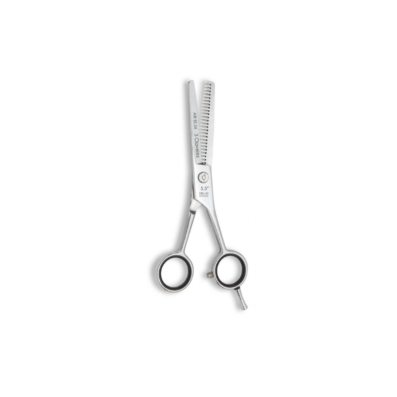 Tijera esculpir Air ES 5.5 3 Claveles ref 12799 – tijera profesional ligera para texturizar cabello