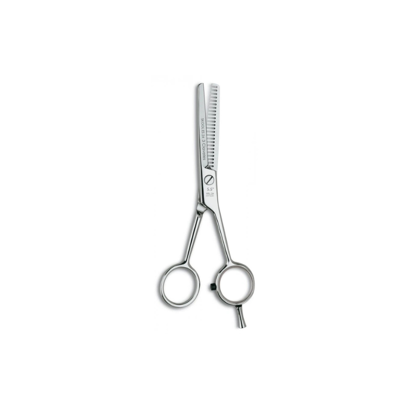 Tijera esculpir Skool ES 5.5 3 Claveles ref 12758 – tijera profesional para esculpir y texturizar cabello