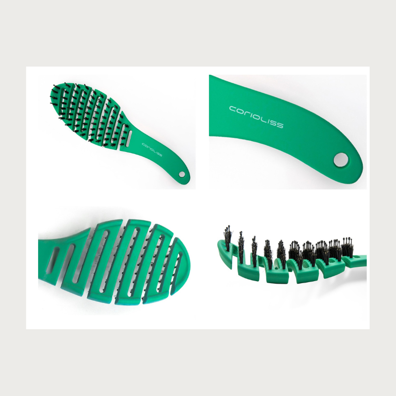 Cepillo The Vent Brush Mint Corioliss – cepillo desenredante profesional para cabello