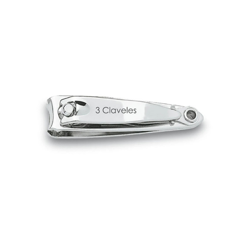 Cortaúñas con lima 5 cm 3 Claveles ref 12414 – cortaúñas compacto y preciso