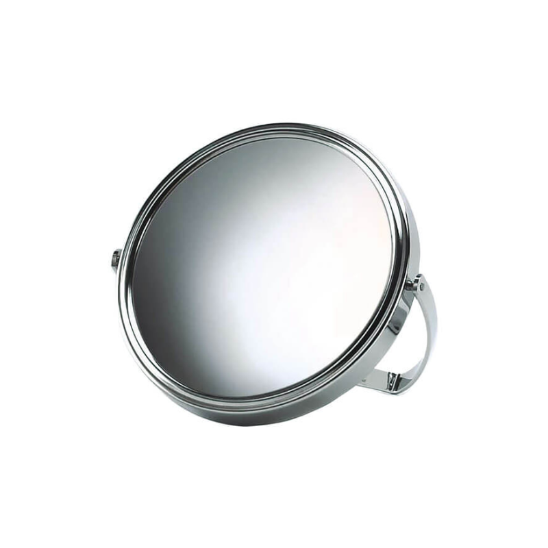 Espejo cromado redondo 5X aumento Pollié Ø15 cm – espejo profesional para maquillaje y estética