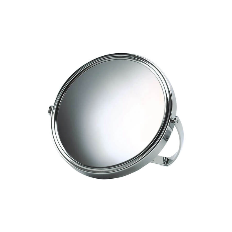 Espejo cromado redondo 7X aumento Pollié Ø15 cm – espejo profesional para maquillaje y estética
