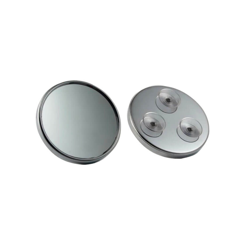 Espejo cromado redondo 7X con ventosas Pollié Ø21 cm – espejo aumento para maquillaje y estética