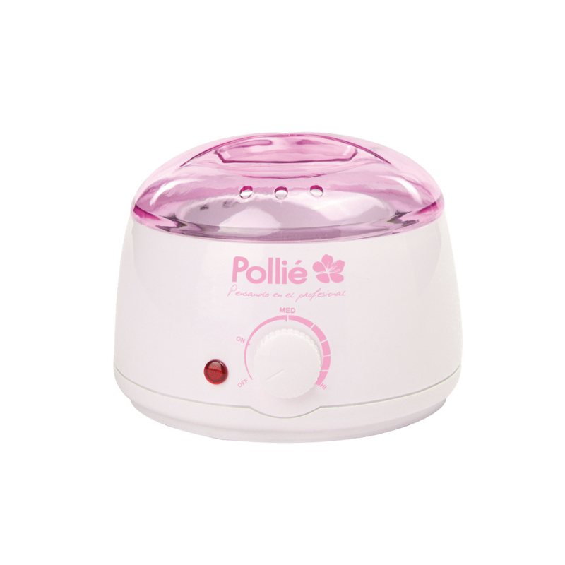 Fundidor de cera con cazoleta Pollié 450 g – calentador profesional para depilación