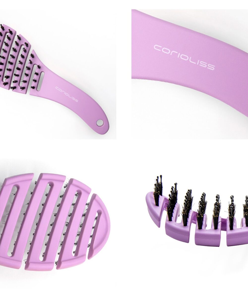 Cepillo The Vent Brush Lilac Corioliss – cepillo desenredante profesional para cabello