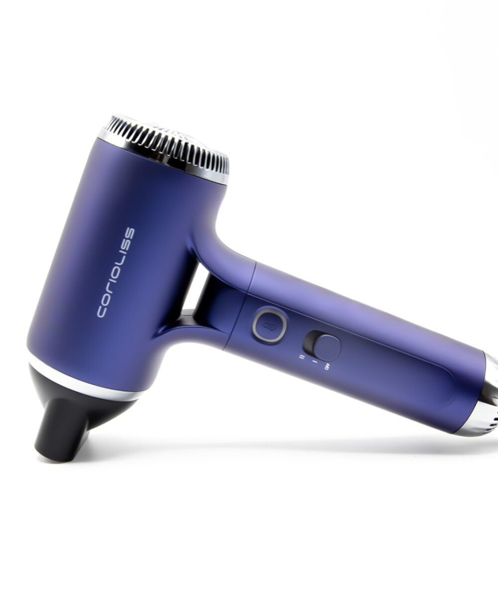Secador Profesional Breeze Blue Corioliss con motor digital iónico y tecnología de secado rápido