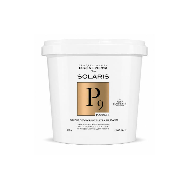 Polvo Decolorante Ultra Potente Solaris 9 Eugène Perma 450 g – decoloración profesional hasta 9 tonos