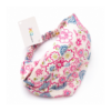Diadema turbante floral blanca con flores rosas y azules Inca Hair – diadema elástica para mujer y niña