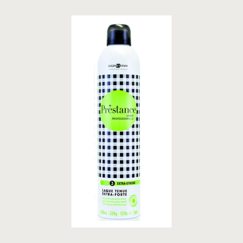 Laca Prestance Extra Fuerte Eugène Perma 450 ml – fijación profesional de larga duración