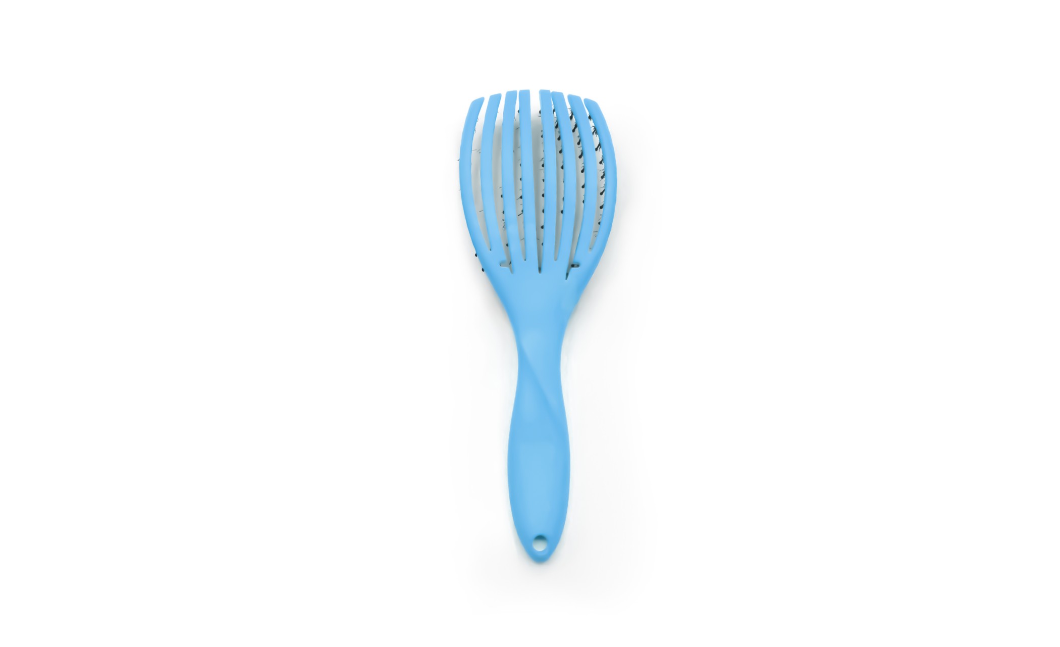 Cepillo The Flex Brush Blue Corioliss – cepillo desenredante profesional flexible para todo tipo de cabello