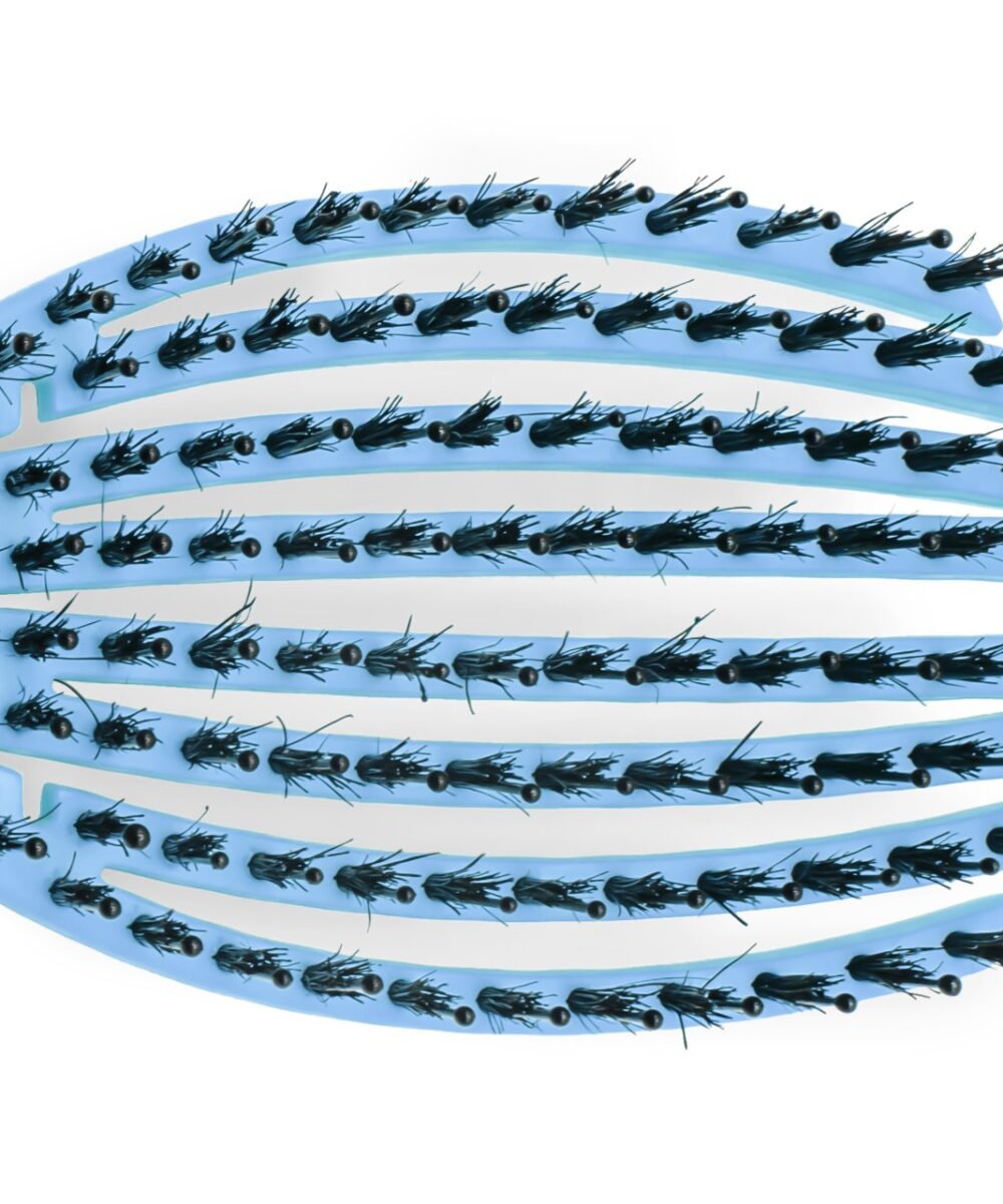 Cepillo The Flex Brush Blue Corioliss – cepillo desenredante profesional flexible para todo tipo de cabello