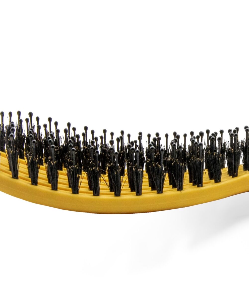 Cepillo The Flex Brush Mustard Corioliss – cepillo desenredante profesional flexible para todo tipo de cabello