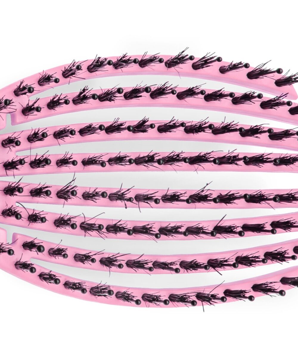 Cepillo The Flex Brush Pink Corioliss – cepillo desenredante profesional flexible para todo tipo de cabello