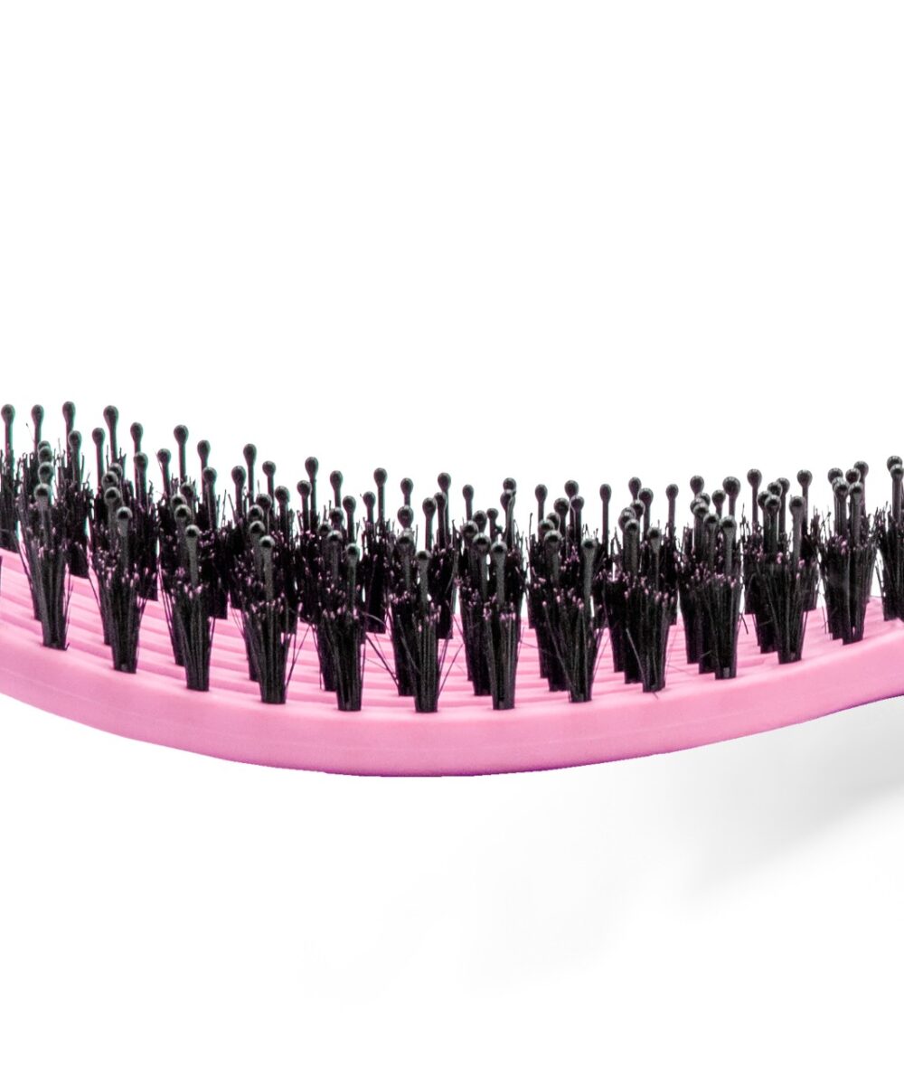 Cepillo The Flex Brush Pink Corioliss – cepillo desenredante profesional flexible para todo tipo de cabello