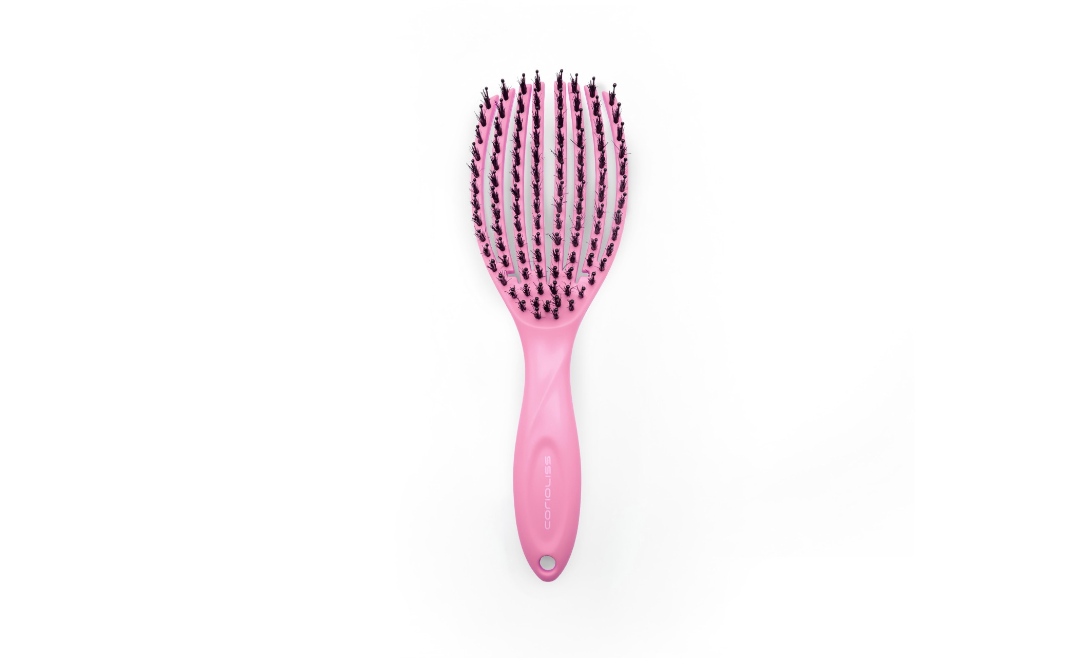 Cepillo The Flex Brush Pink Corioliss – cepillo desenredante profesional flexible para todo tipo de cabello