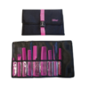 Estuche Profesional con 9 Peines de Colores Eurostil Ref. 03928/99 para peluquería y barbería