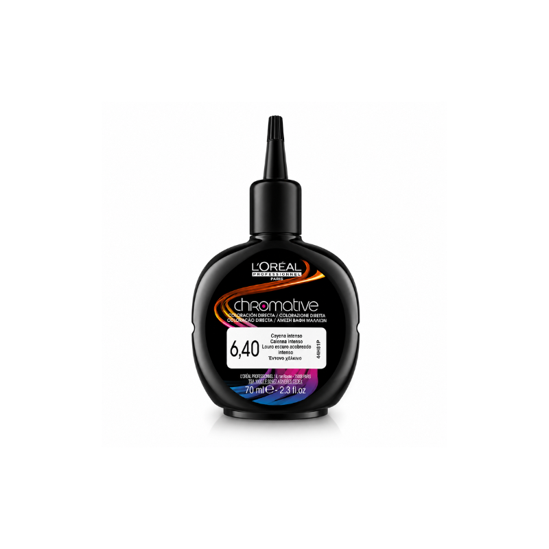 Tinte Chromative 6.40 Cayena Intenso L'Oréal Professionnel 70 ml – coloración directa sin amoníaco profesional