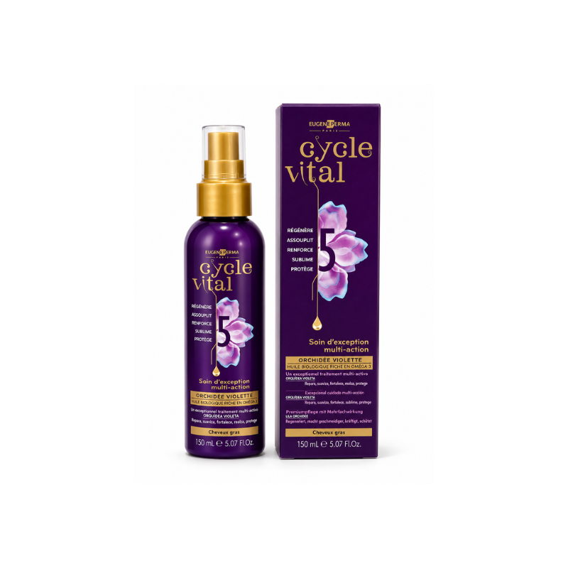 Tratamiento Multi Activo 5 en 1 Cycle Vital Eugène Perma 150 ml – tratamiento sin aclarado para cabello grueso