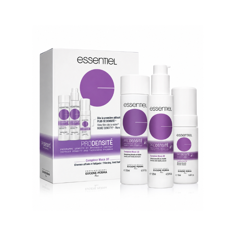 Tratamiento Anticaída Profesional ESSENTIEL KIT PRO DENSITÉ 1 Eugène Perma para cabello fino y con poca densidad