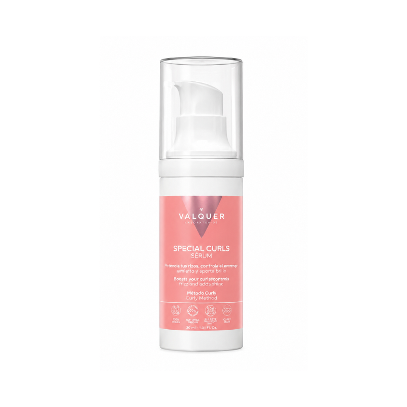 Sérum Método Curly para Rizos Definidos y Antiencrespamiento 30 ml Valquer Professional apto Curly Girl