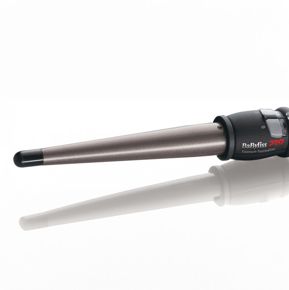 Rizador de Pelo Profesional Titanio Cónico Ø32-19 mm BaBylissPRO BAB2281TTE – tenacilla profesional para rizos y ondas