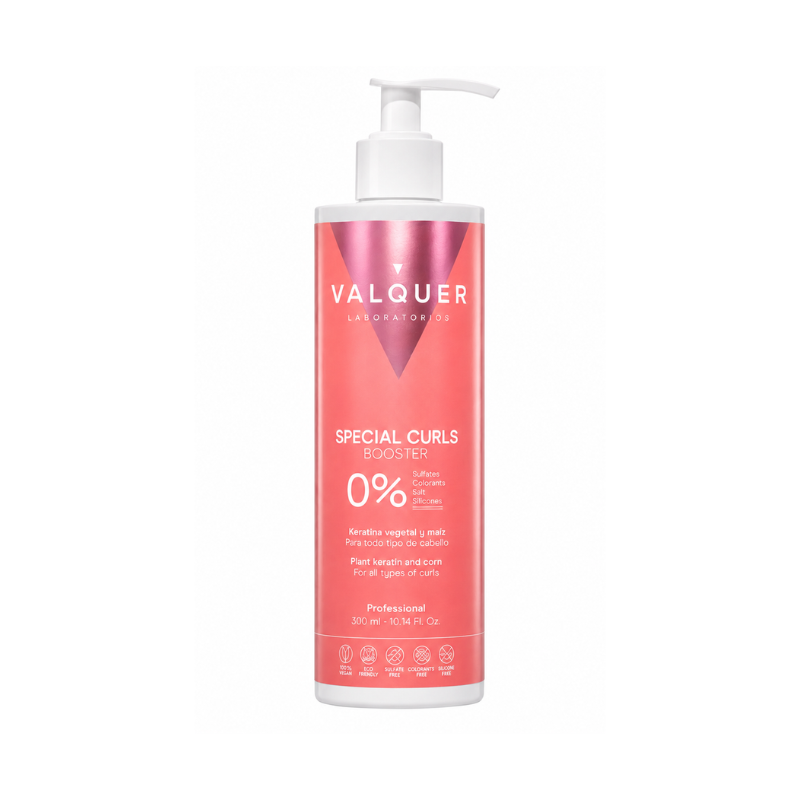 Activador de Rizos Apto Método Curly Gel Booster 300 ml Definición y Fijación de Valquer Professional