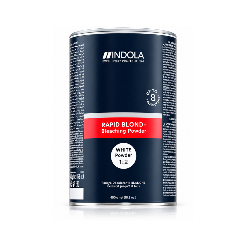Polvo Decolorante Blanco Rapid Blond+ 450 g para el Cabello de Indola
