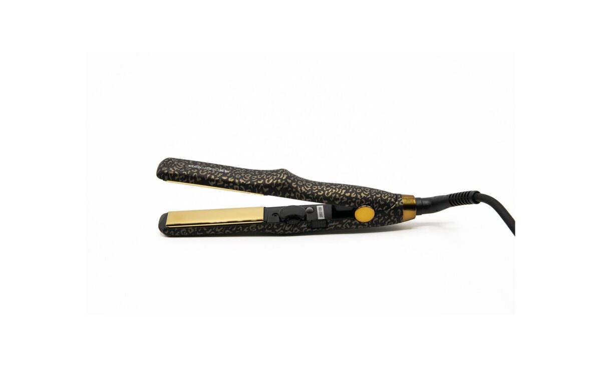 Plancha de Pelo de Viaje Corioliss C-Trip Leopard Soft Touch Profesional de Titanio
