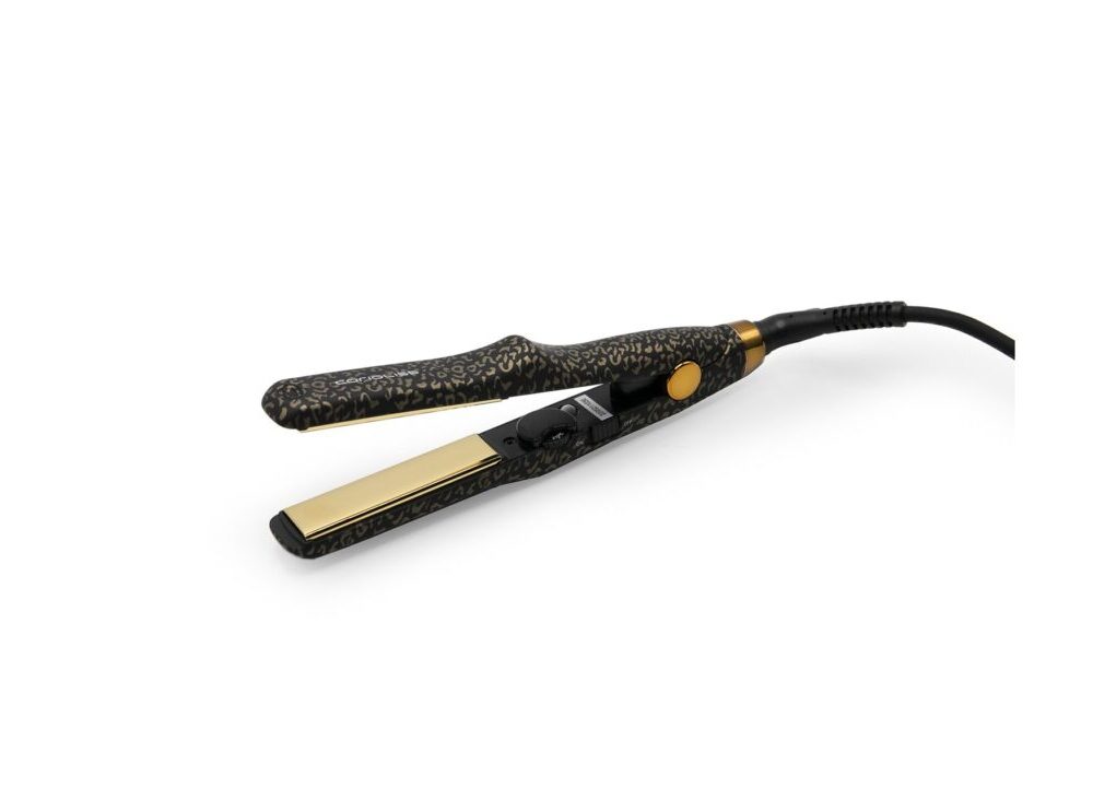 Plancha de Pelo de Viaje Corioliss C-Trip Leopard Soft Touch Profesional de Titanio