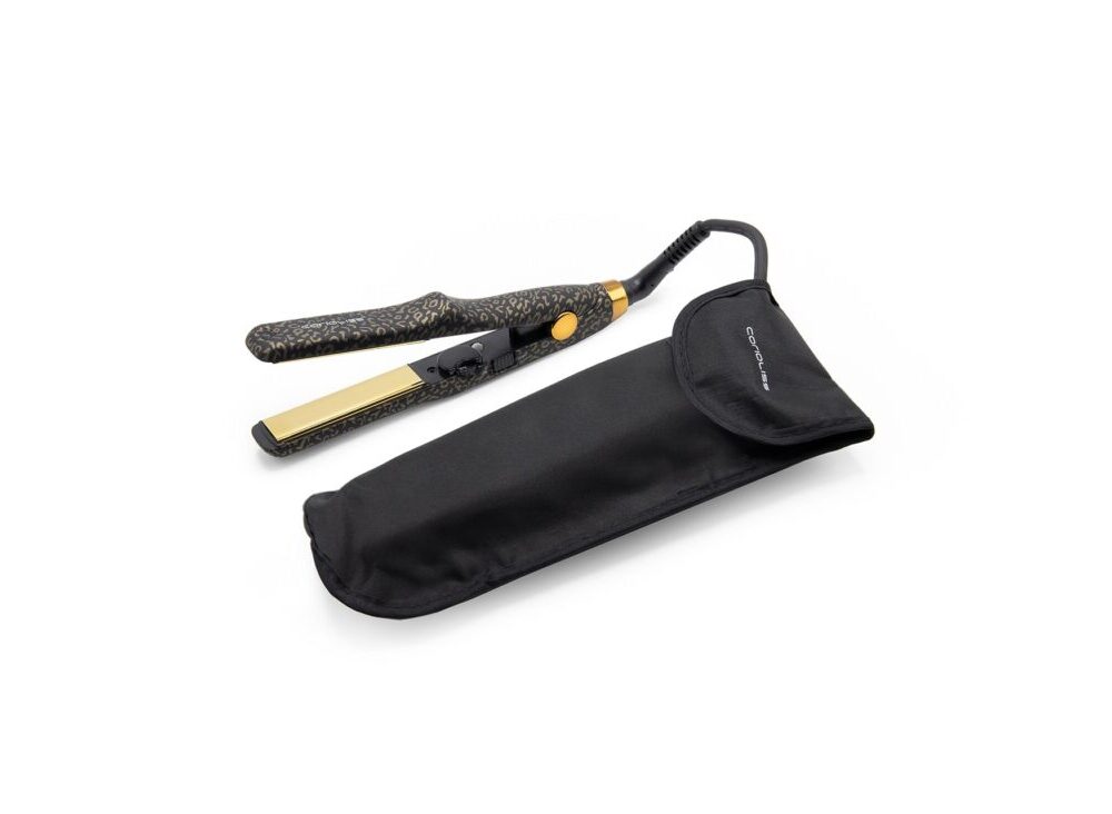 Plancha de Pelo de Viaje Corioliss C-Trip Leopard Soft Touch Profesional de Titanio - Imagen 4