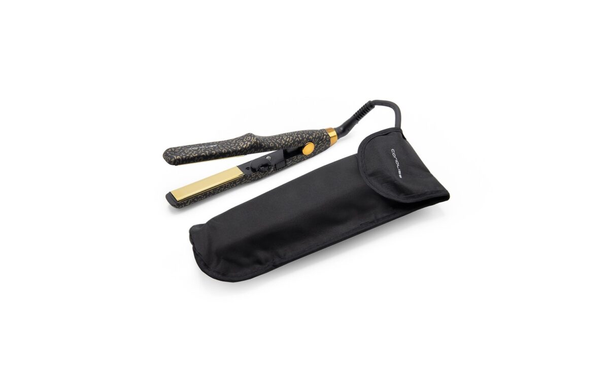 Plancha de Pelo de Viaje Corioliss C-Trip Leopard Soft Touch Profesional de Titanio - Imagen 4
