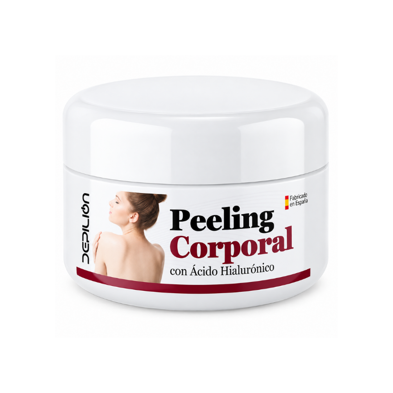 Exfoliante Corporal con Ácido Hialurónico 500 g de Depil-Soft para eliminar células muertas y suavizar la piel