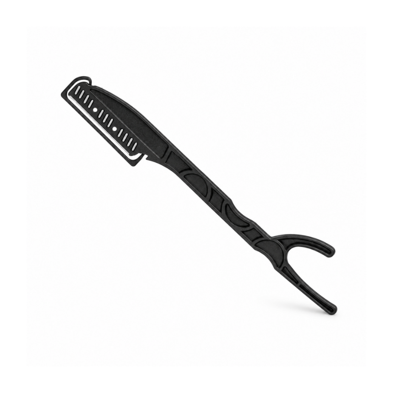 Navajas de Afeitar Desechables Profesionales Ragnar Ref. 07439, caja de 100 unidades para afeitado, perfilado de barba y barbería
