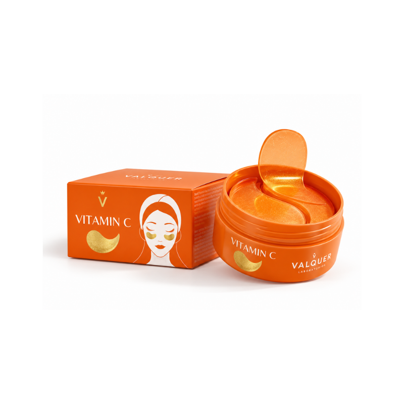 Parches para Contorno de Ojos con Vitamina C Antibolsas y Ojeras 60 Uds de Valquer