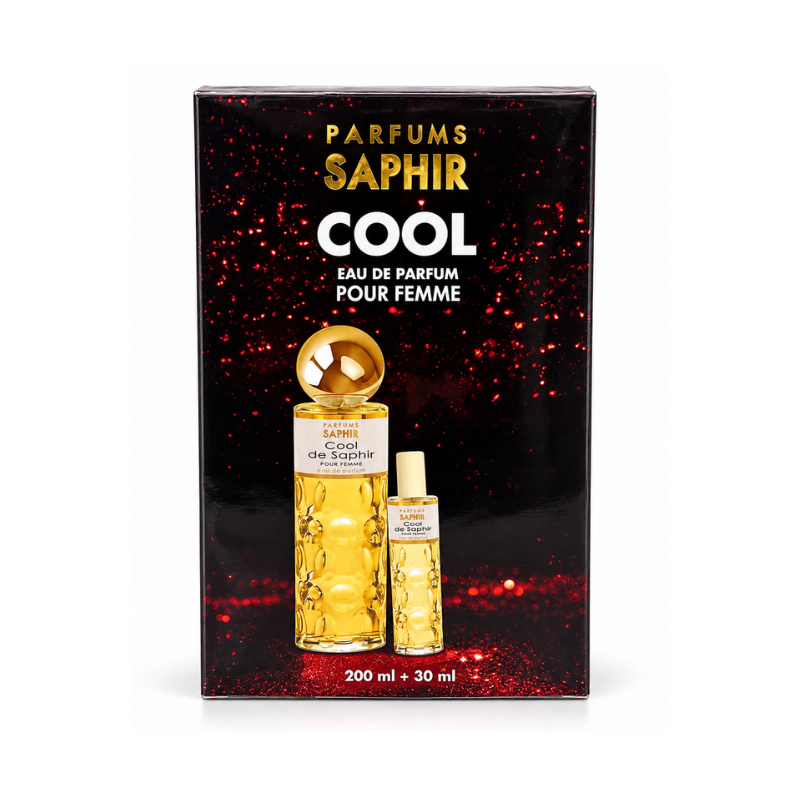 Perfume de Mujer Cool Eau de Parfum de Saphir 200 ml + 30 ml